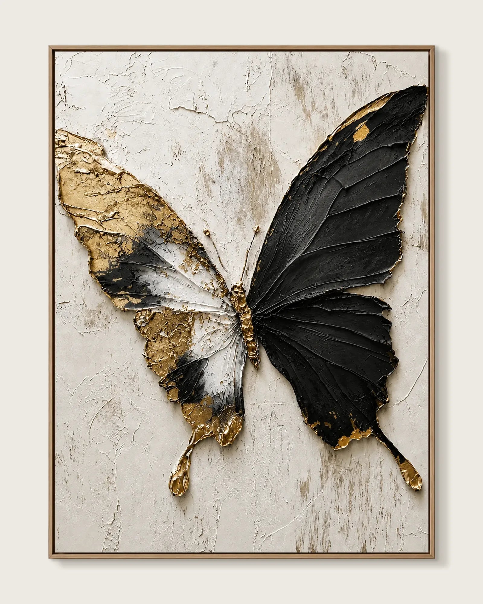 Black Butterfly Texture Artwork No.098