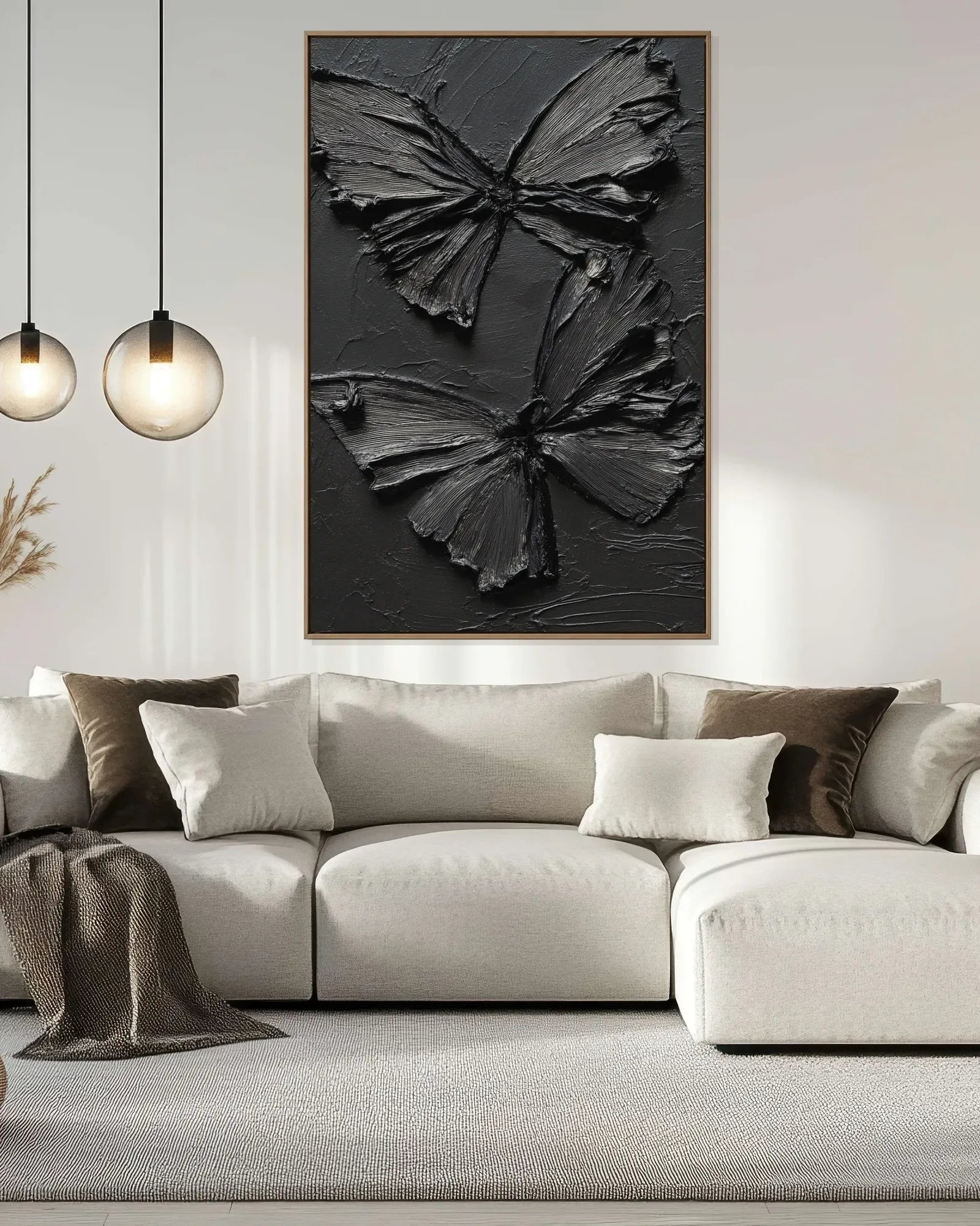 Black Butterfly Wall Decor No.093