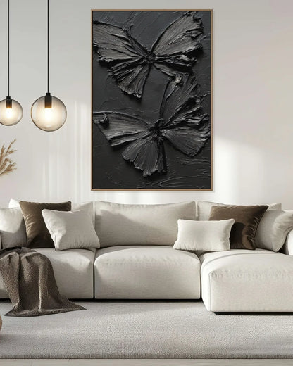 Black Butterfly Wall Decor No.093