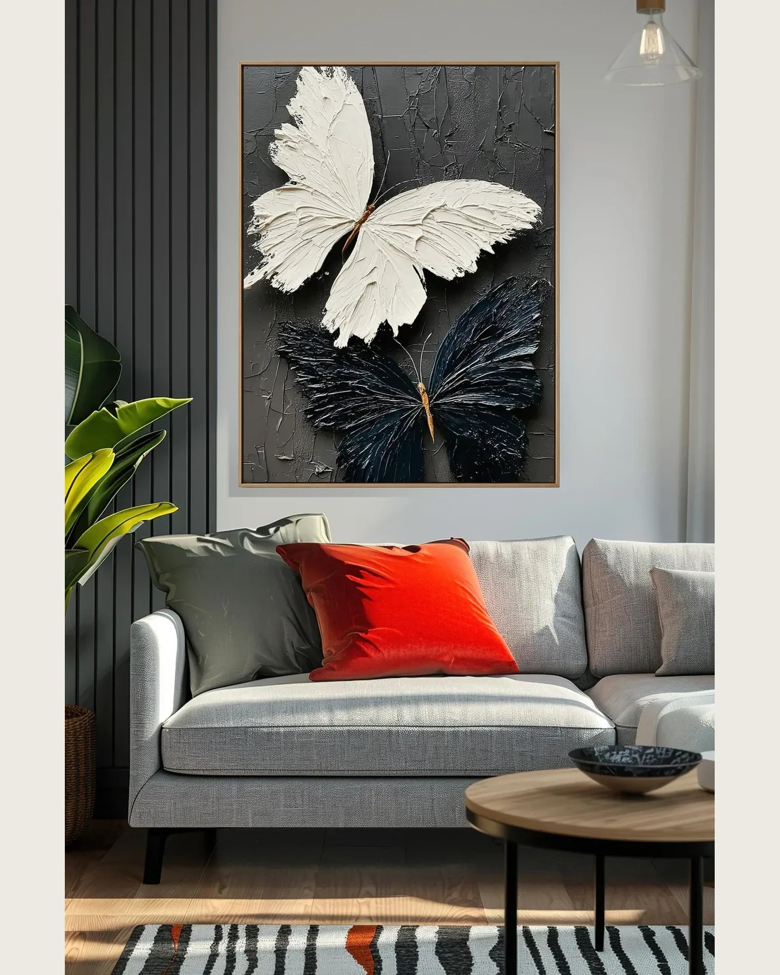 Black And White Butterfly Artwork No.102