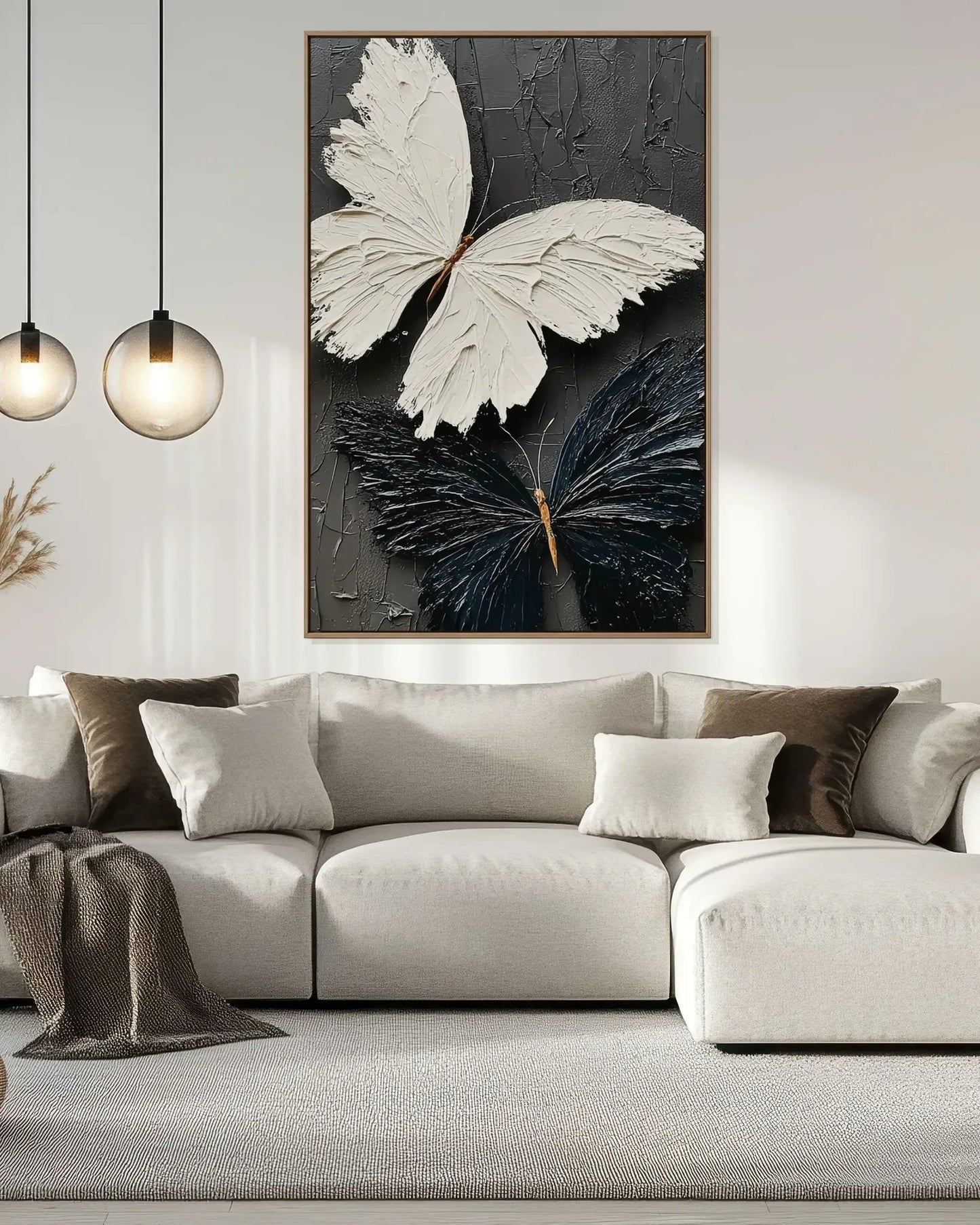 Black And White Butterfly Artwork No.102