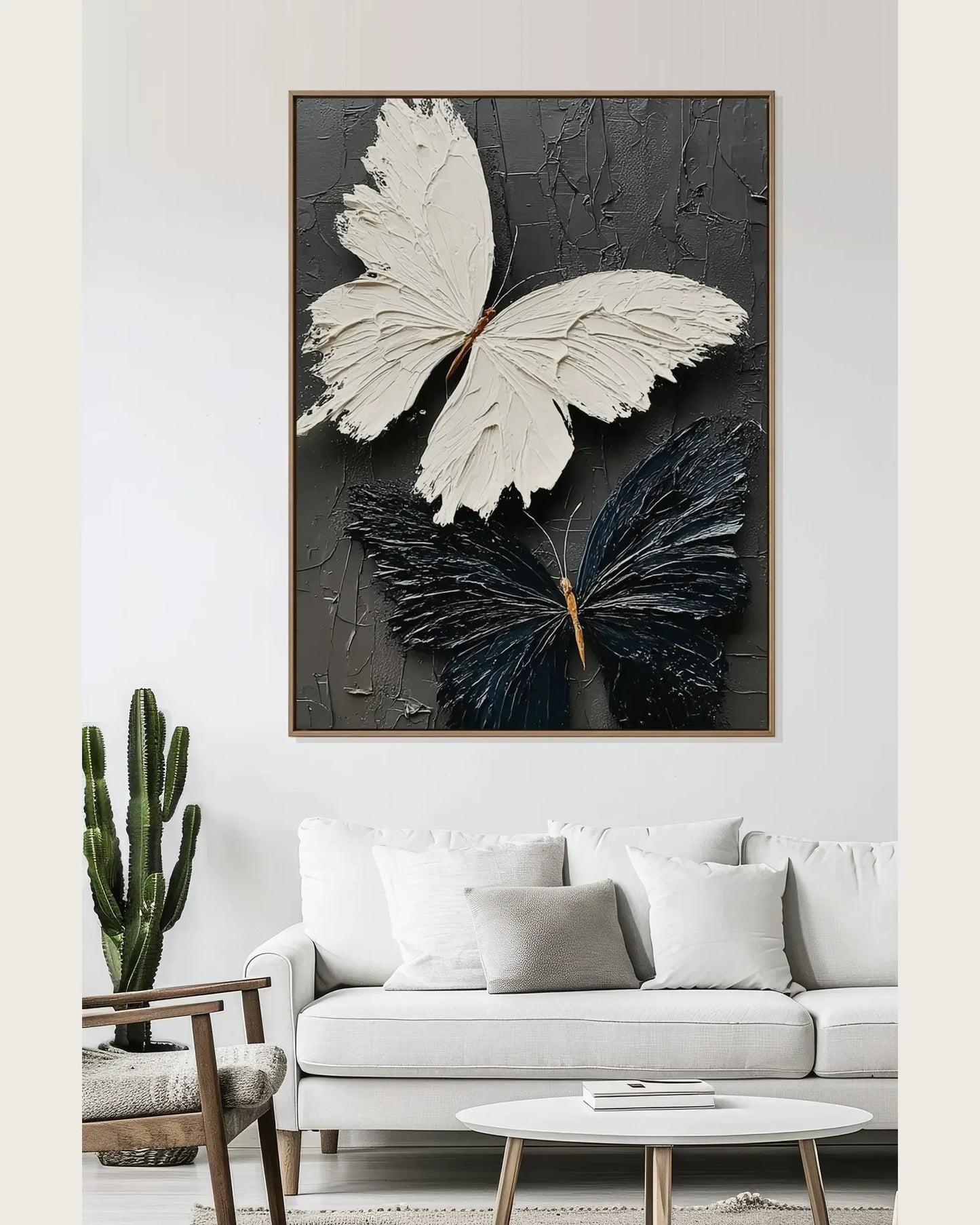 Black And White Butterfly Artwork No.102