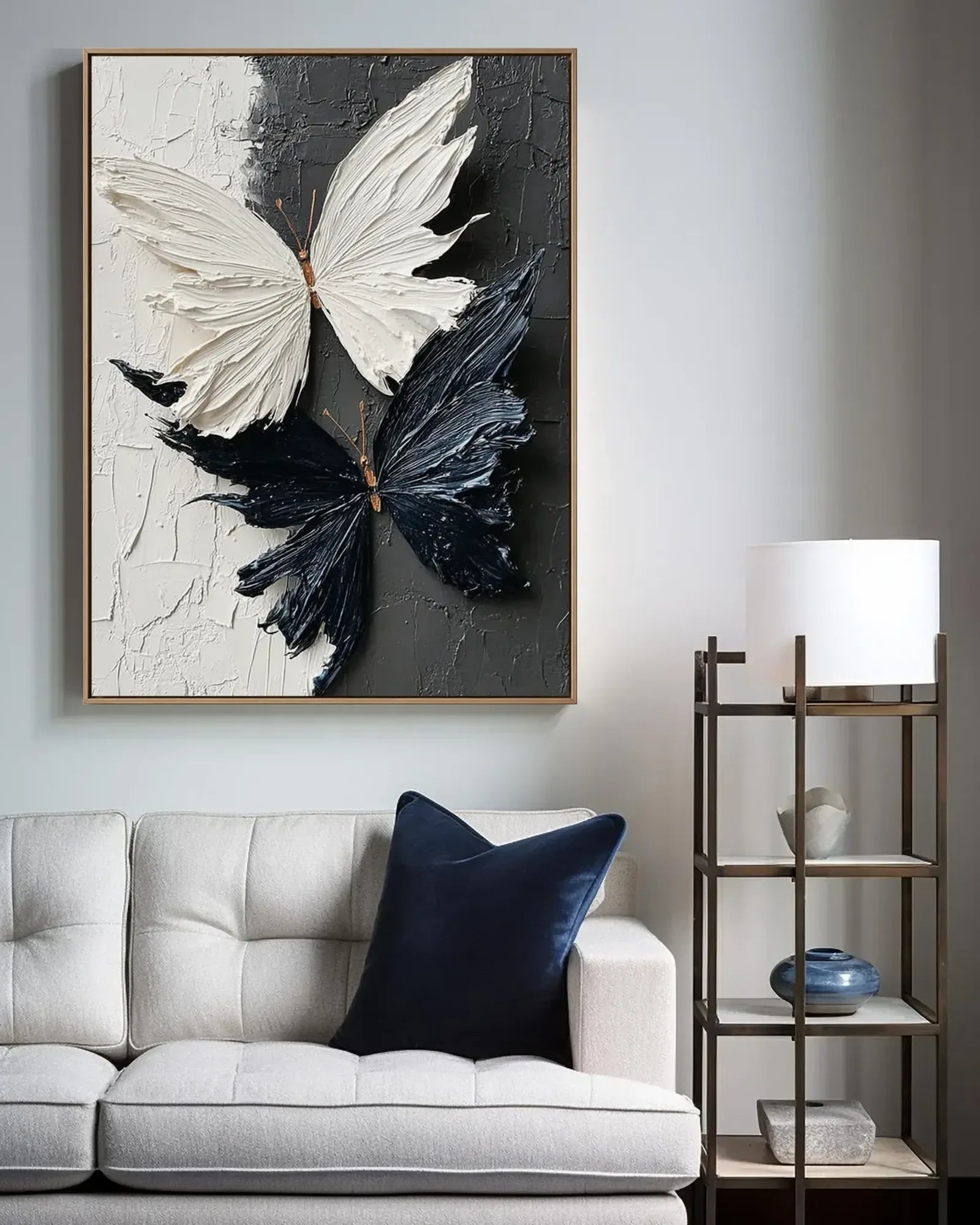 Black And White Butterfly Wall Decor No.103