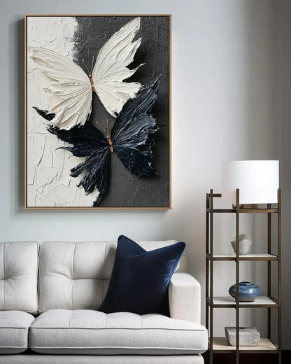 Black And White Butterfly Wall Decor No.103