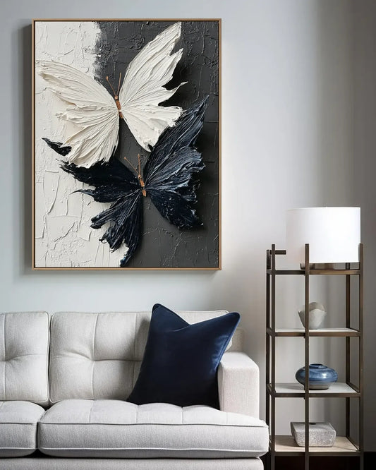 Black And White Butterfly Wall Decor No.103