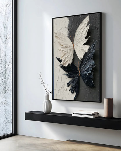 Black And White Butterfly Wall Decor No.103