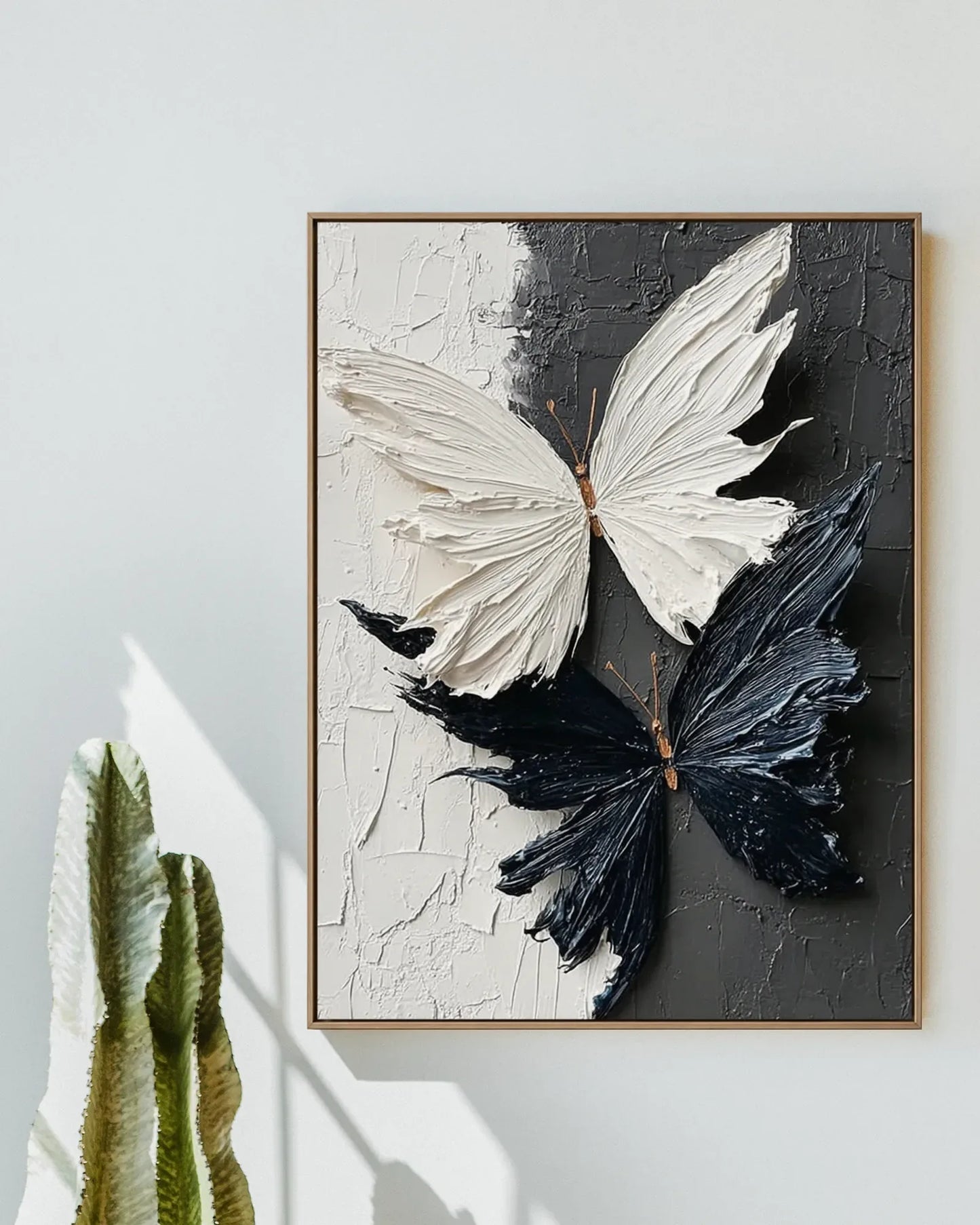 Black And White Butterfly Wall Decor No.103