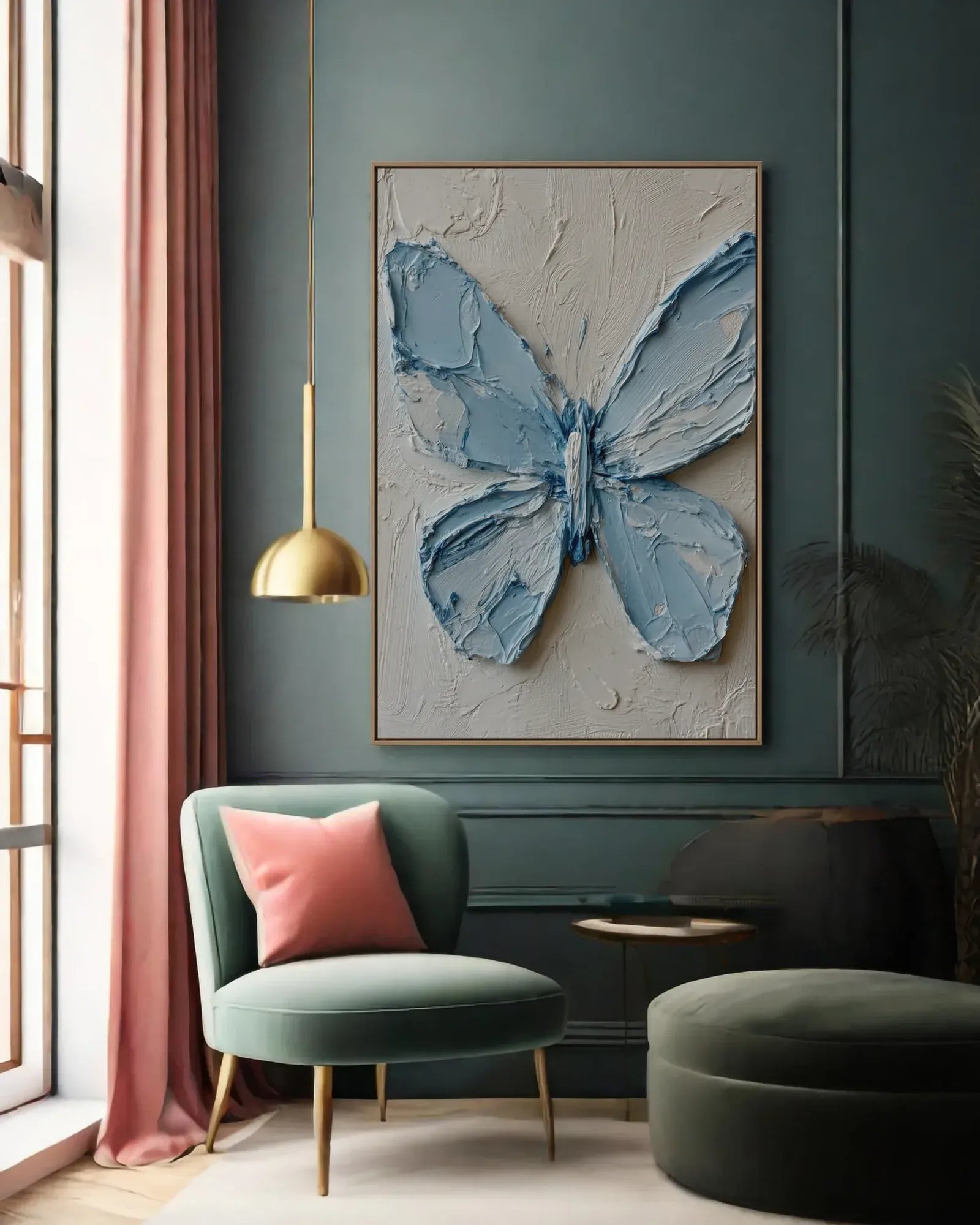 Blue Butterfly Artwork No.132