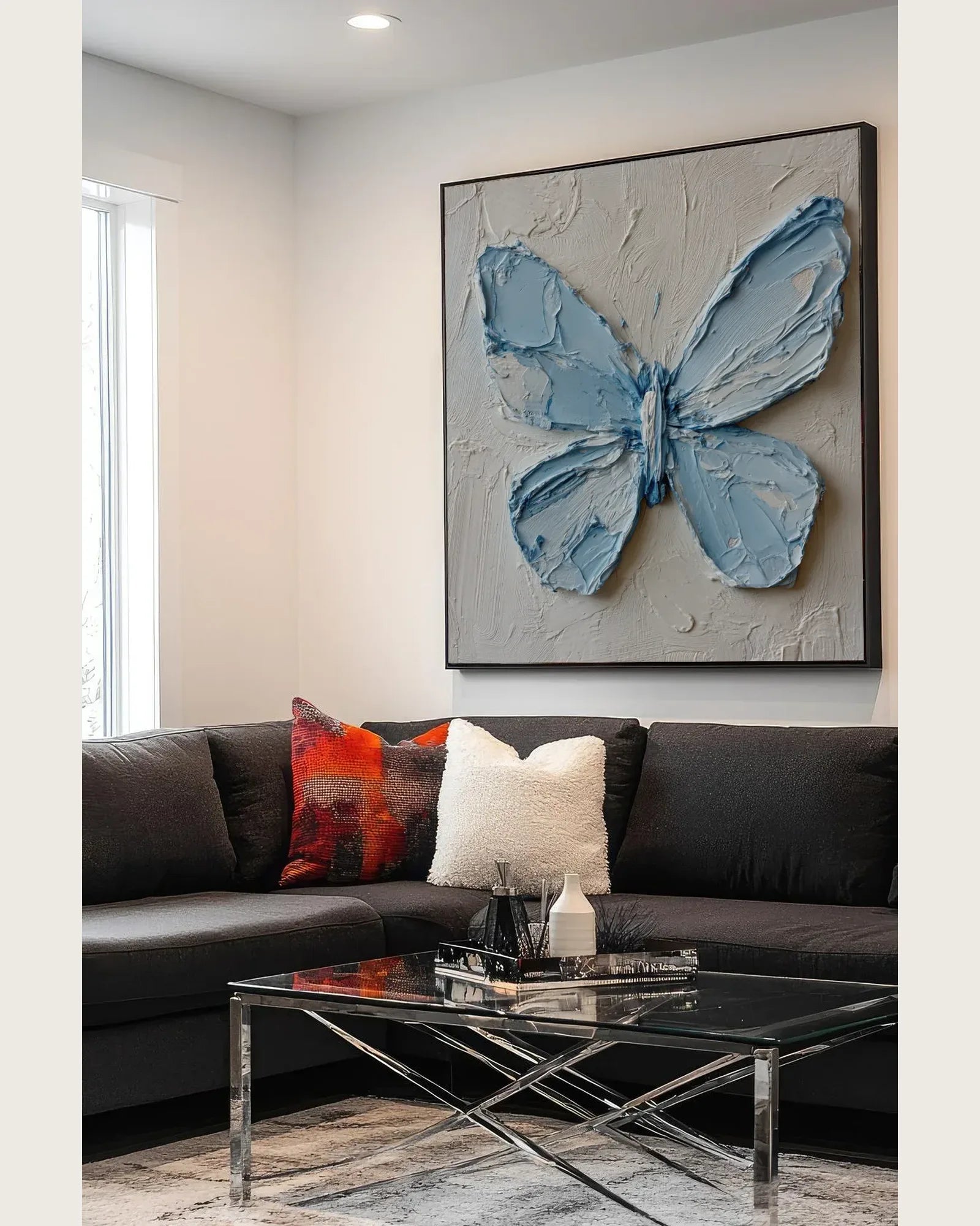 Blue Butterfly Artwork No.132