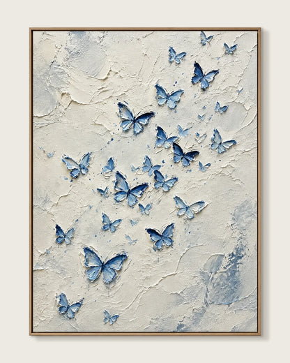 Blue Butterfly Canvas Painting No.134