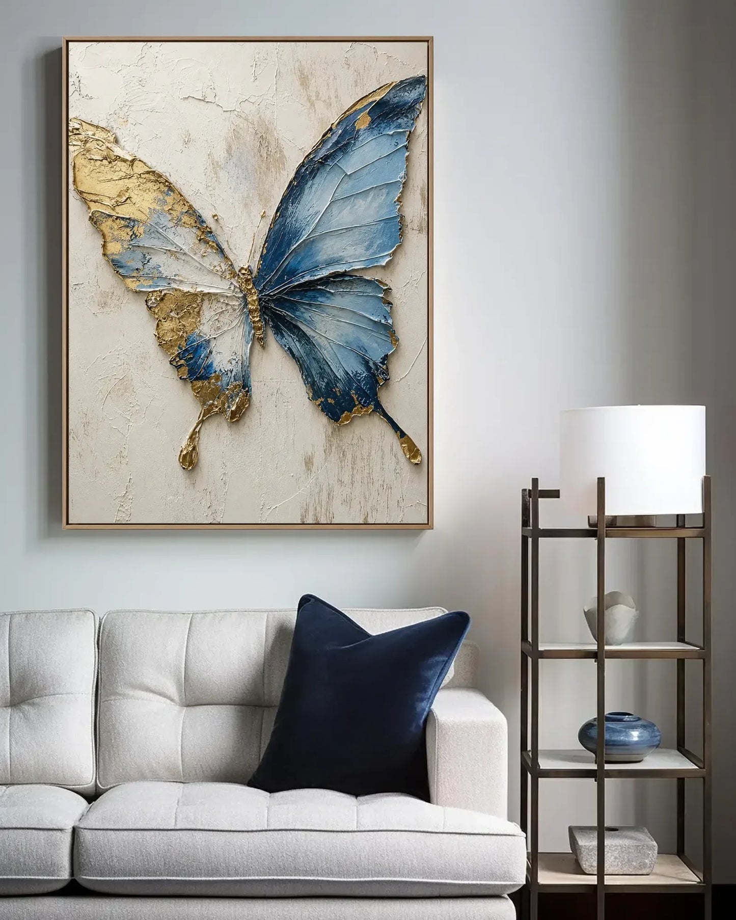 Blue Butterfly Painting No.135