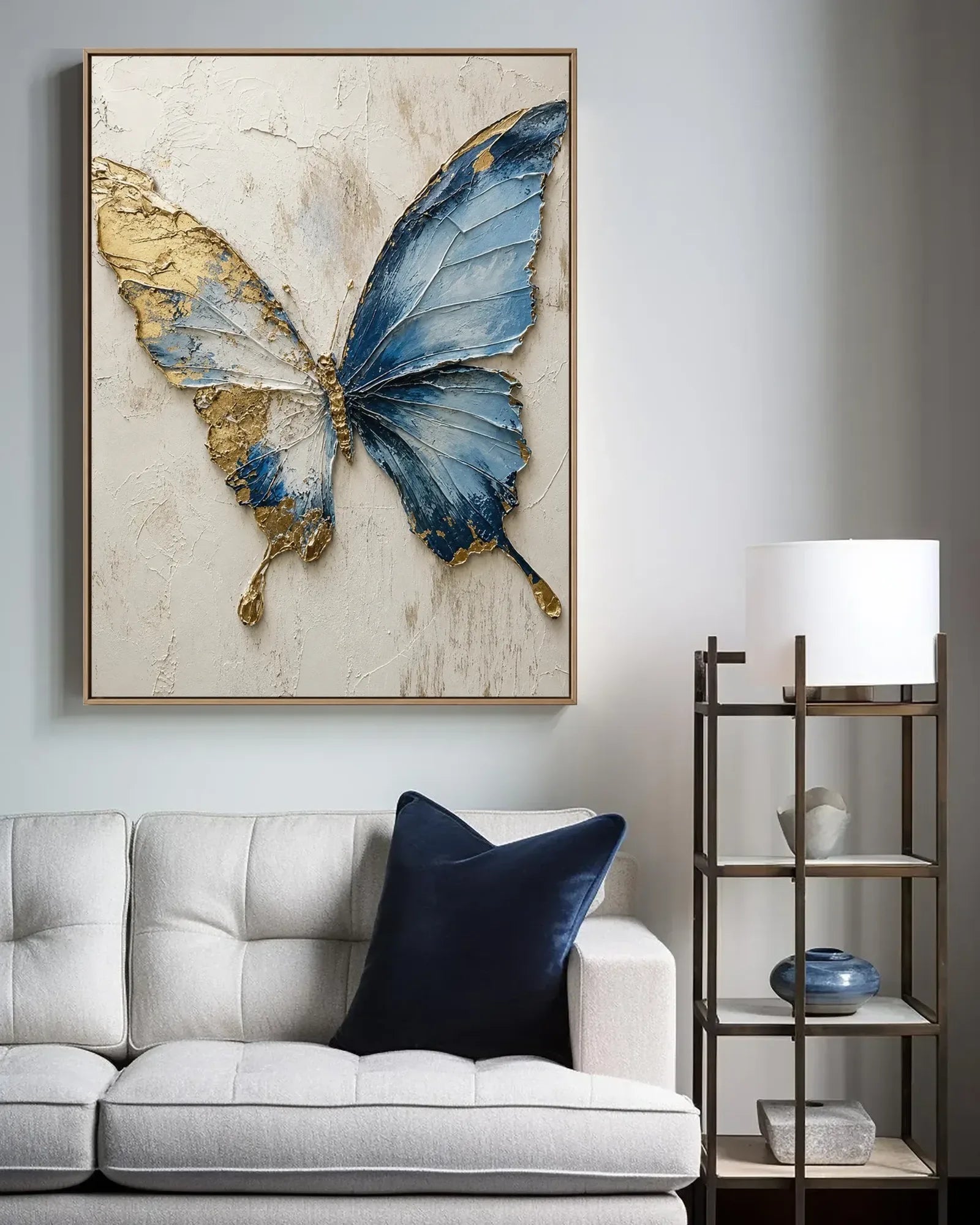Blue Butterfly Painting No.135
