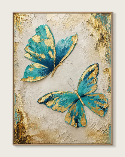 Blue Butterfly Texture Artwork No.138