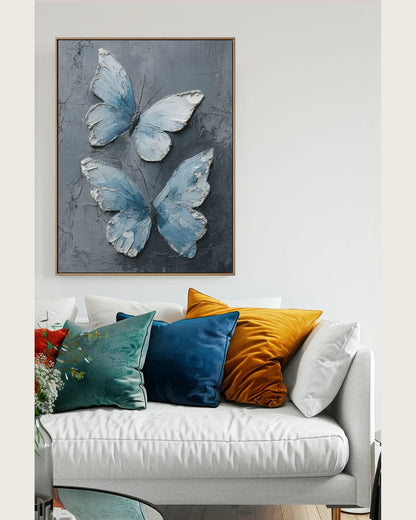 Blue Butterfly Wall Art No.130