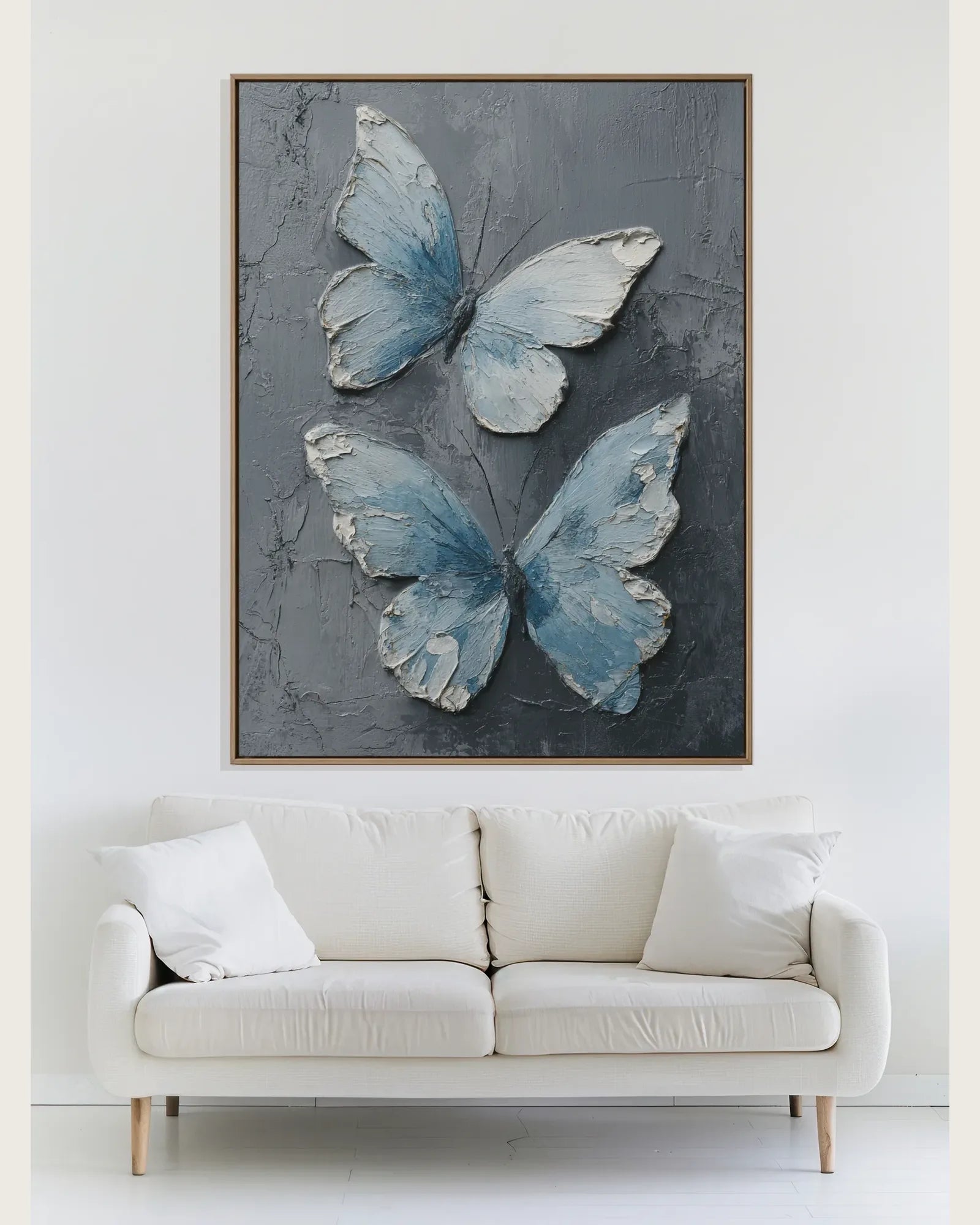 Blue Butterfly Wall Art No.130
