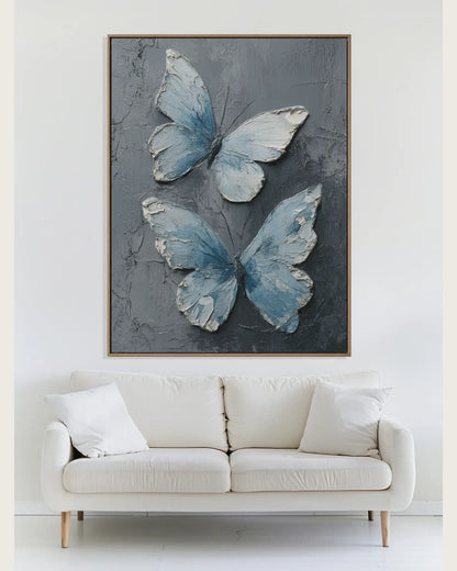 Blue Butterfly Wall Art No.130