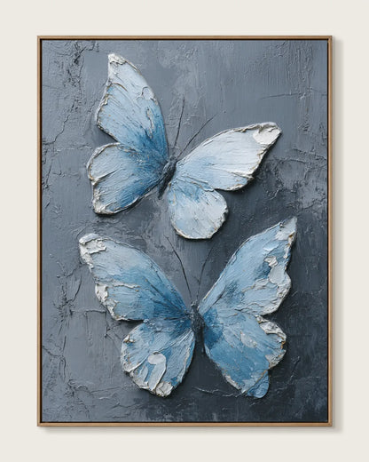 Blue Butterfly Wall Art No.130
