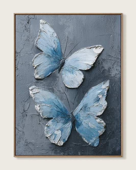 Blue Butterfly Wall Art No.130