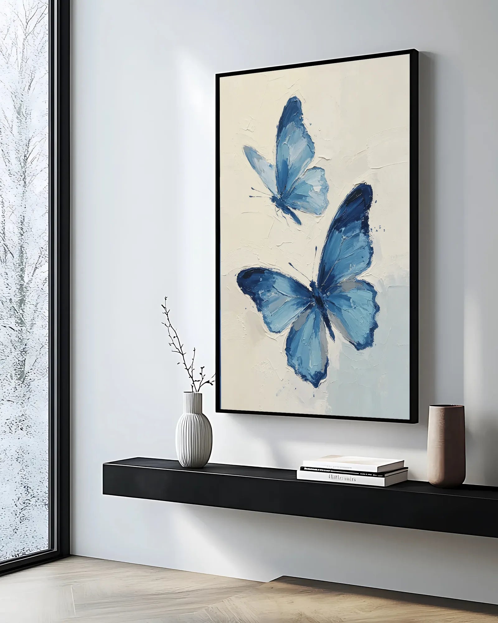 Blue Butterfly Wall Decor No.133
