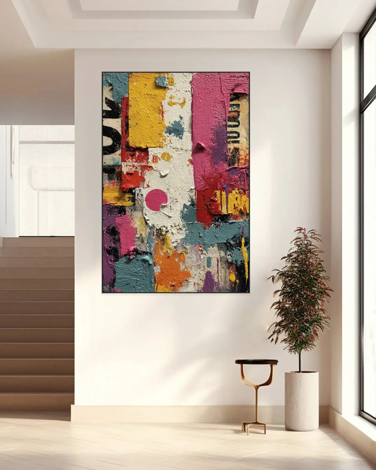 Cartoon Graffiti Canvas Painting No.022