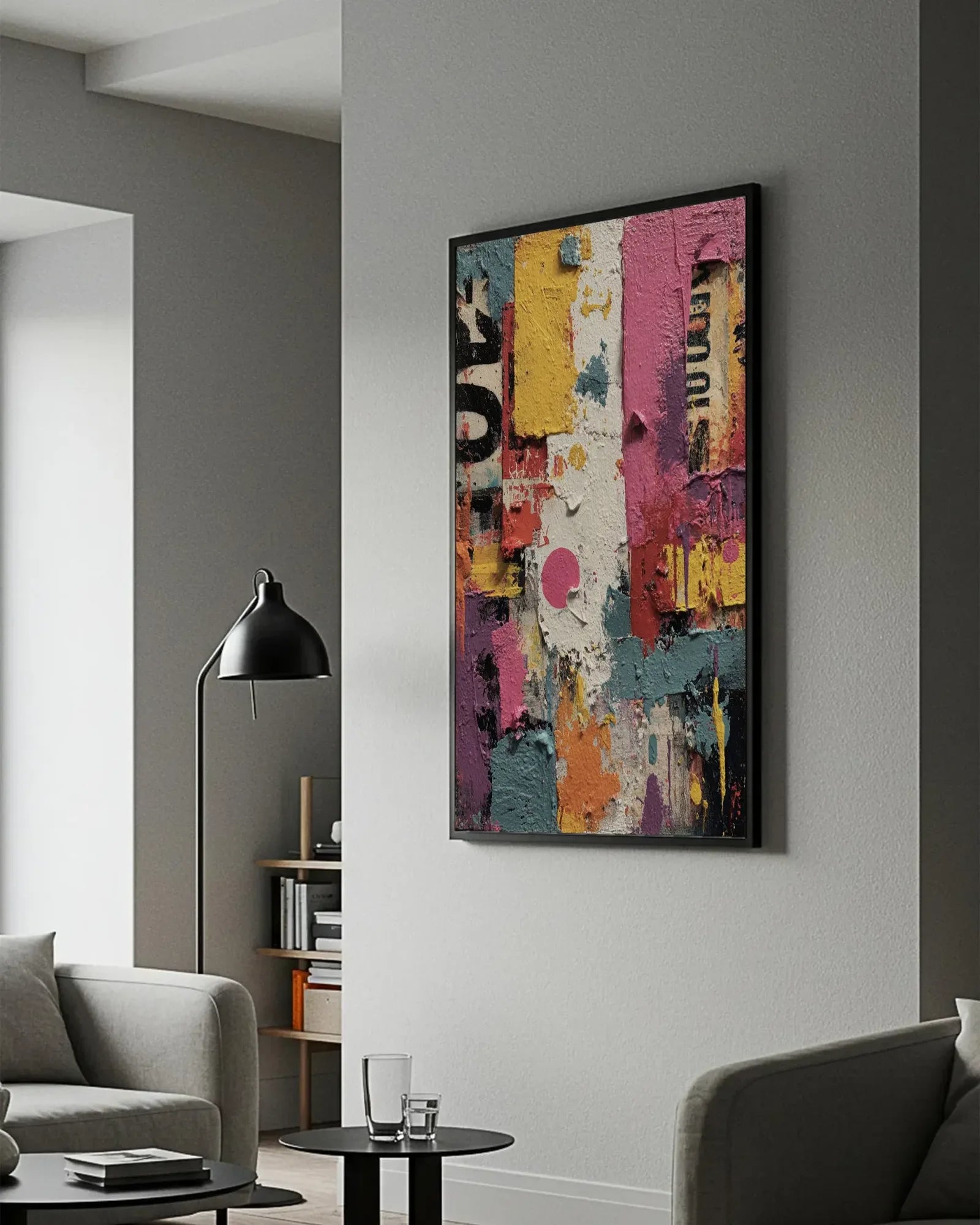 Cartoon Graffiti Canvas Painting No.022