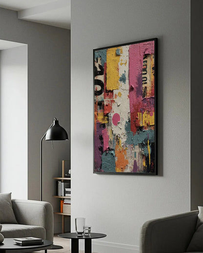 Cartoon Graffiti Canvas Painting No.022