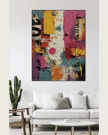 Cartoon Graffiti Canvas Painting No.022