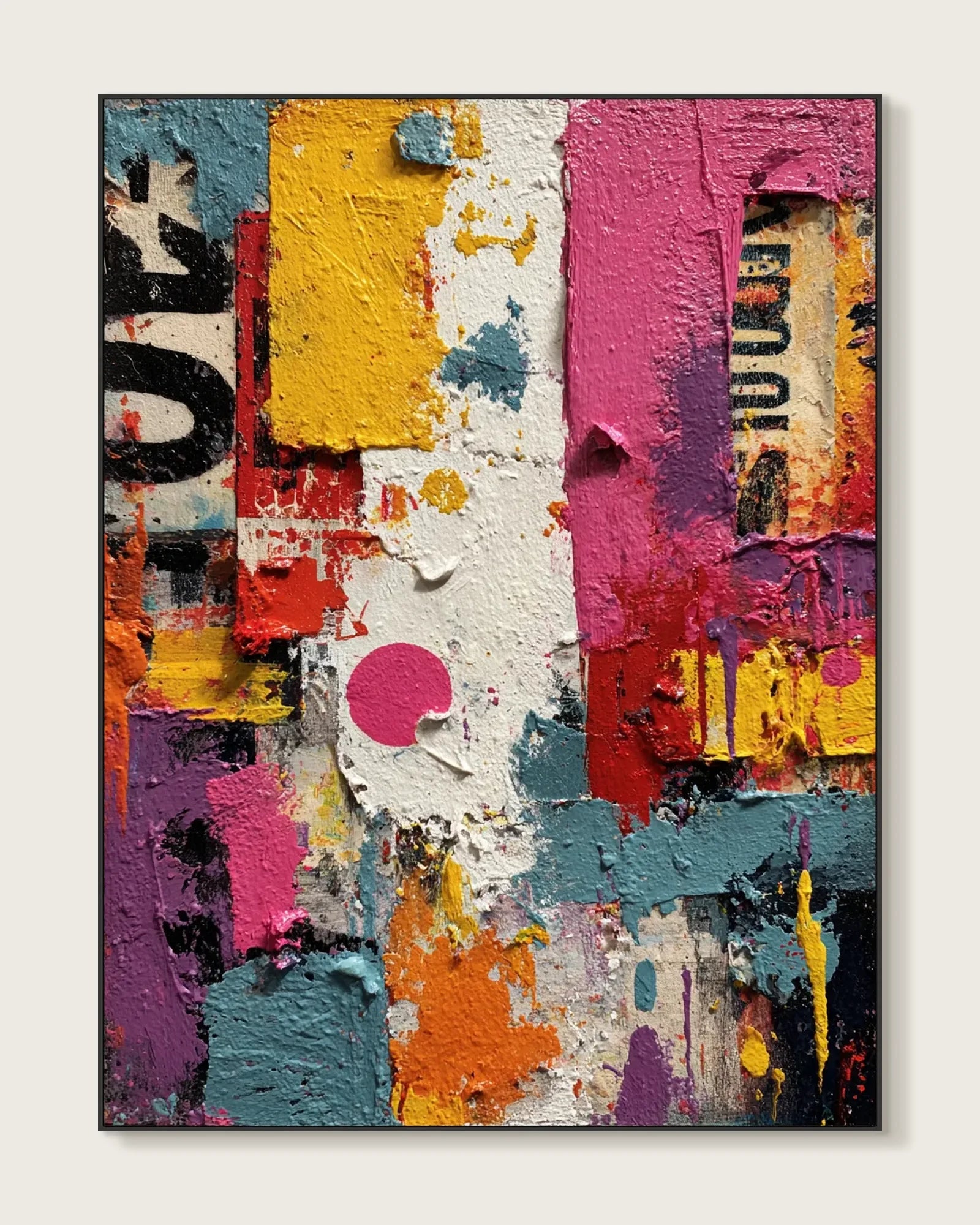 Cartoon Graffiti Canvas Painting No.022