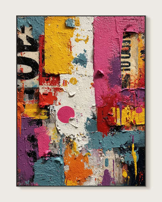 Cartoon Graffiti Canvas Painting No.022