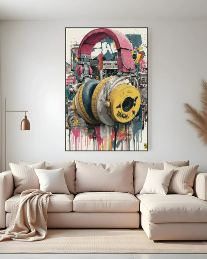 Cartoon Graffiti Wall Art No.019