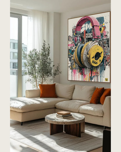 Cartoon Graffiti Wall Art No.019