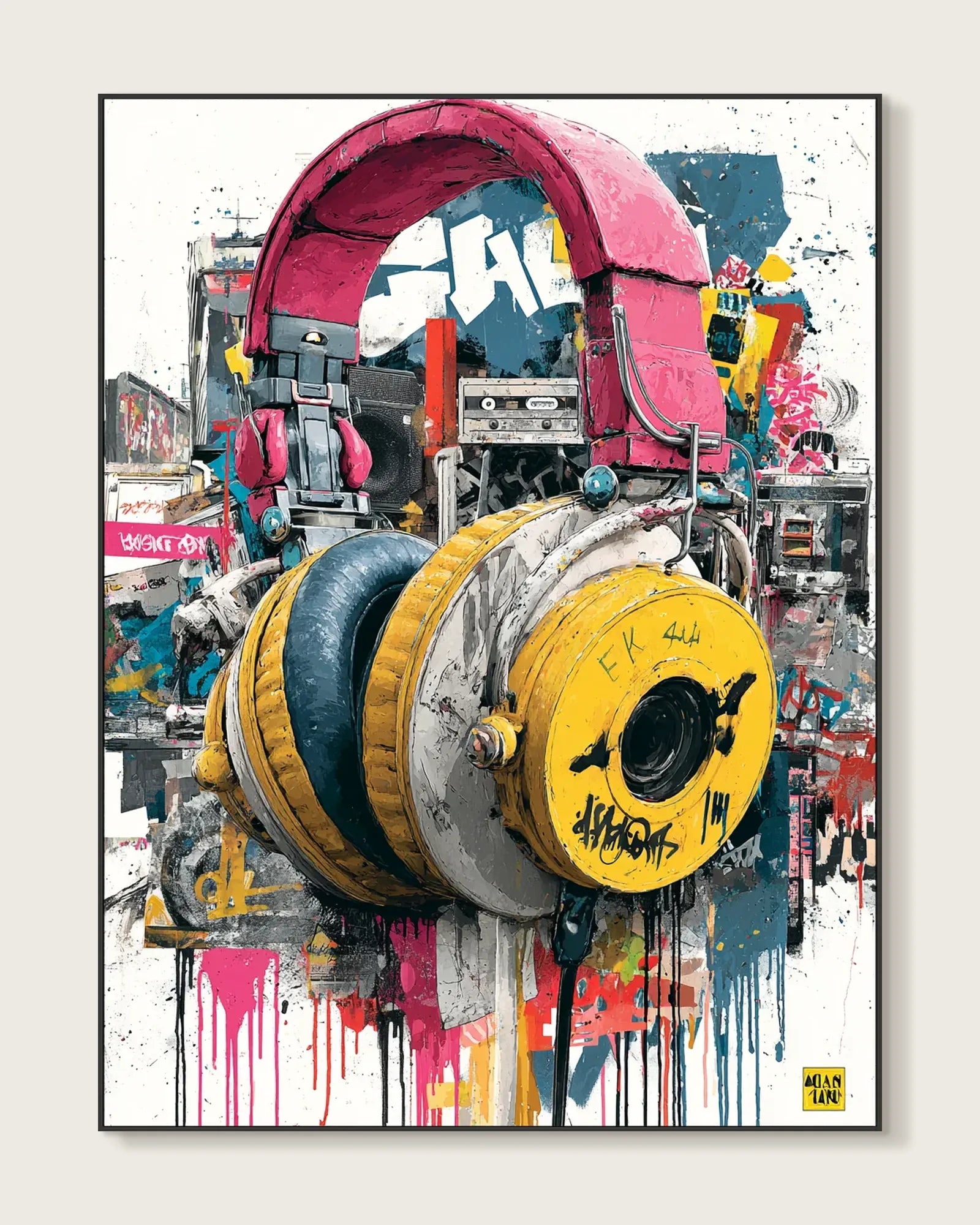 Cartoon Graffiti Wall Art No.019