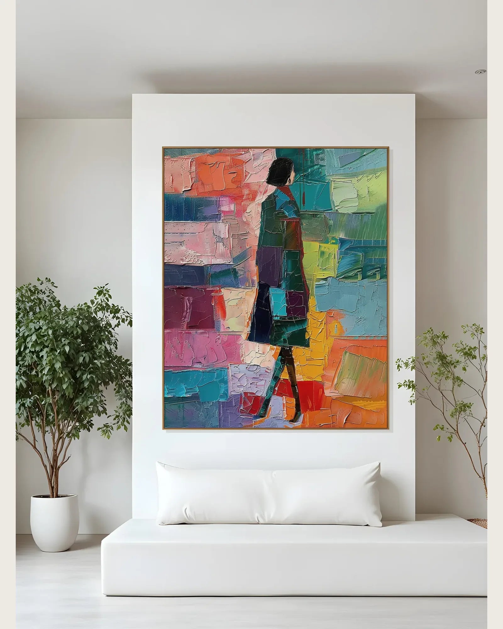 Colorful Art On Canvas for Luxury Interiors No.075