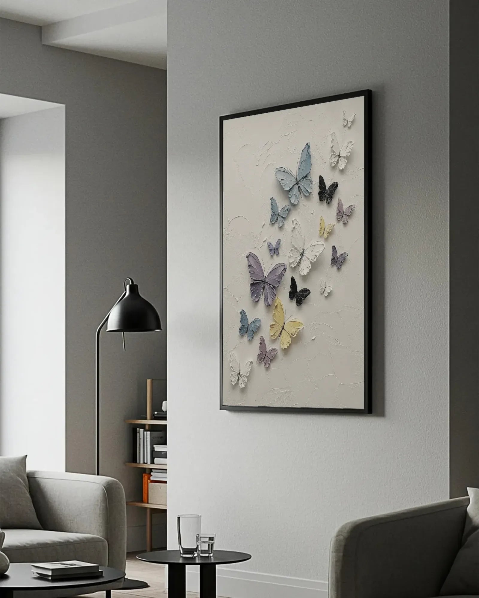 Colorful Butterfly Canvas Art No.081