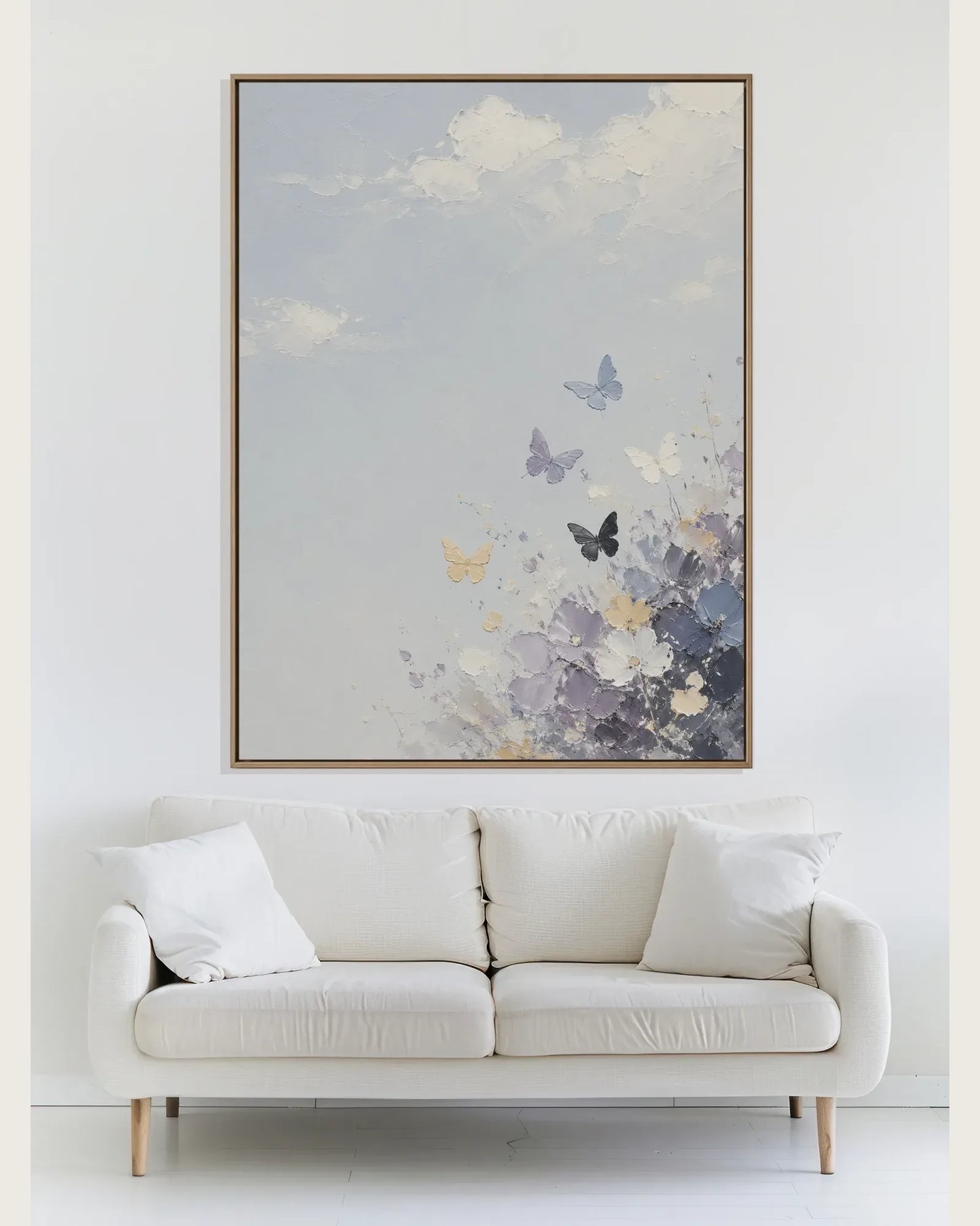 Colorful Butterfly Texture Wall Art No.086