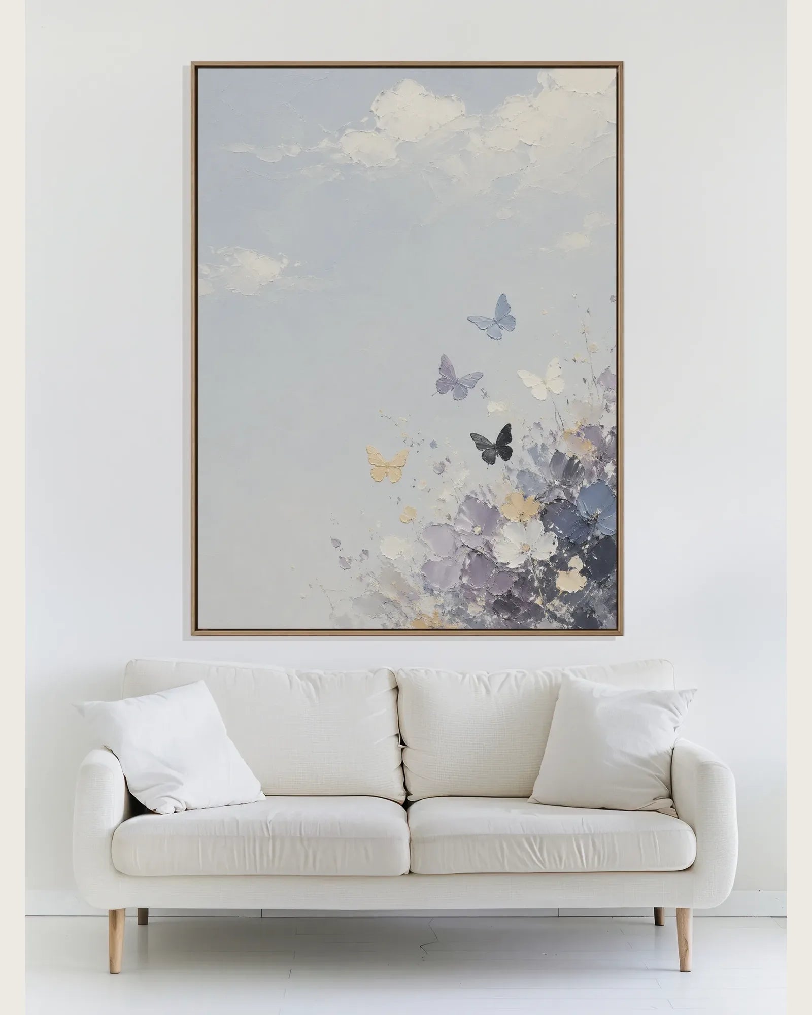Colorful Butterfly Texture Wall Art No.086