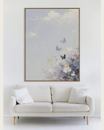 Colorful Butterfly Texture Wall Art No.086