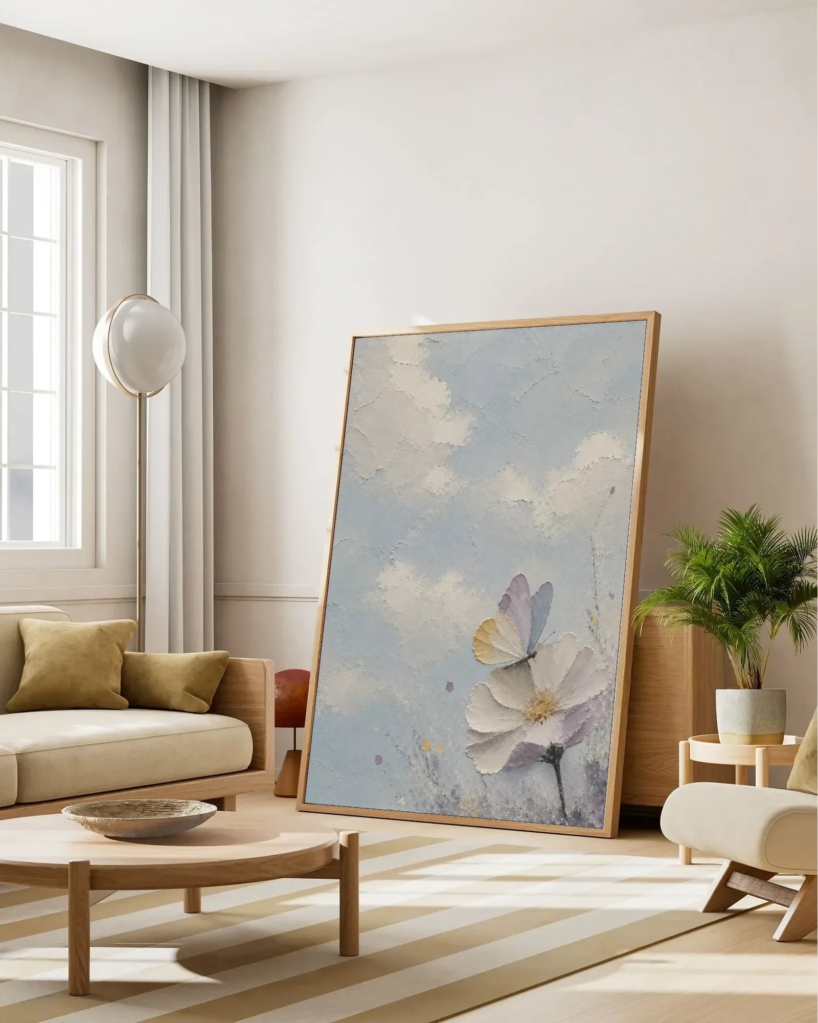 Colorful Butterfly Texture Wall Decor No.089