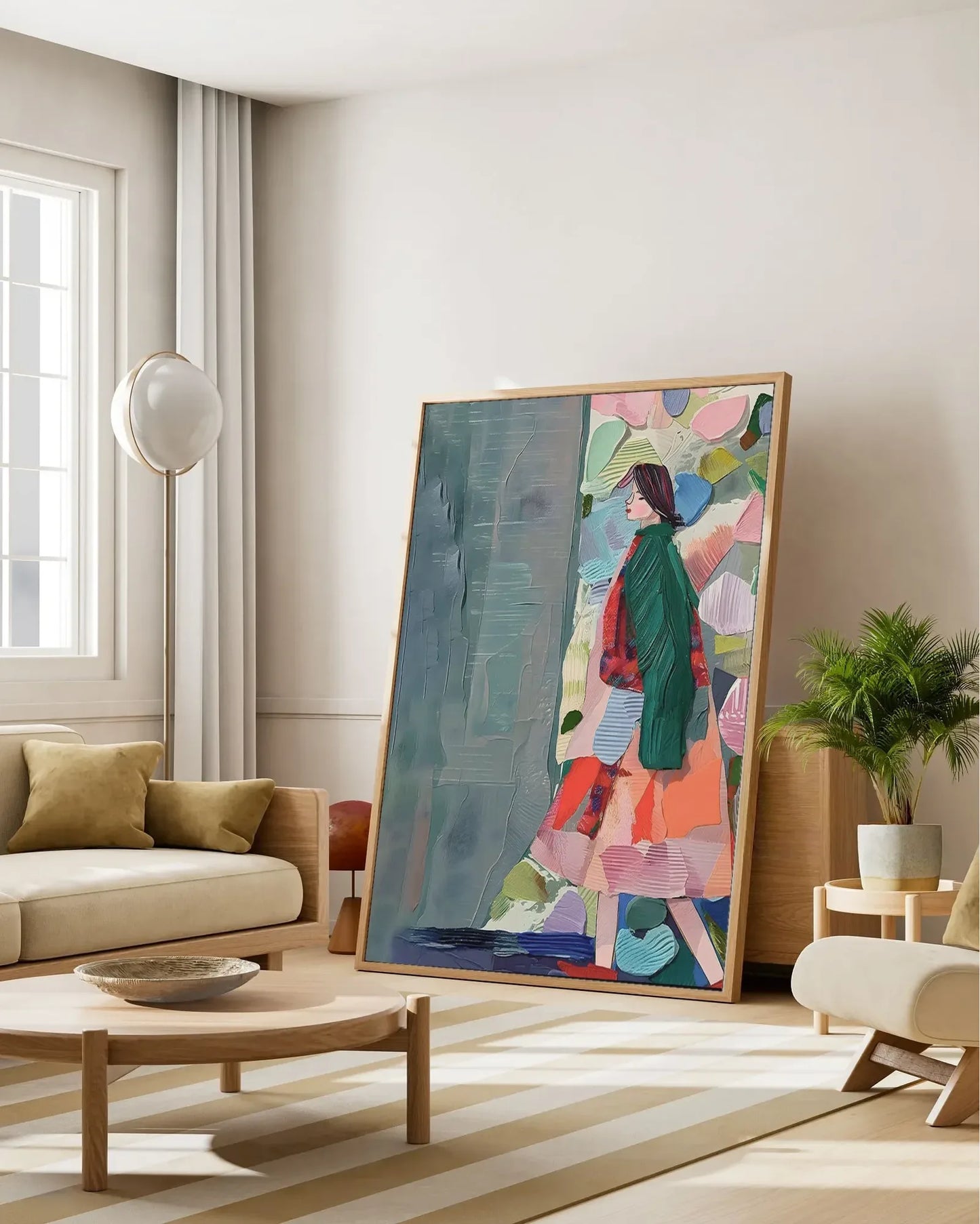 Colorful Canvas Artwork for Bedroom No.080