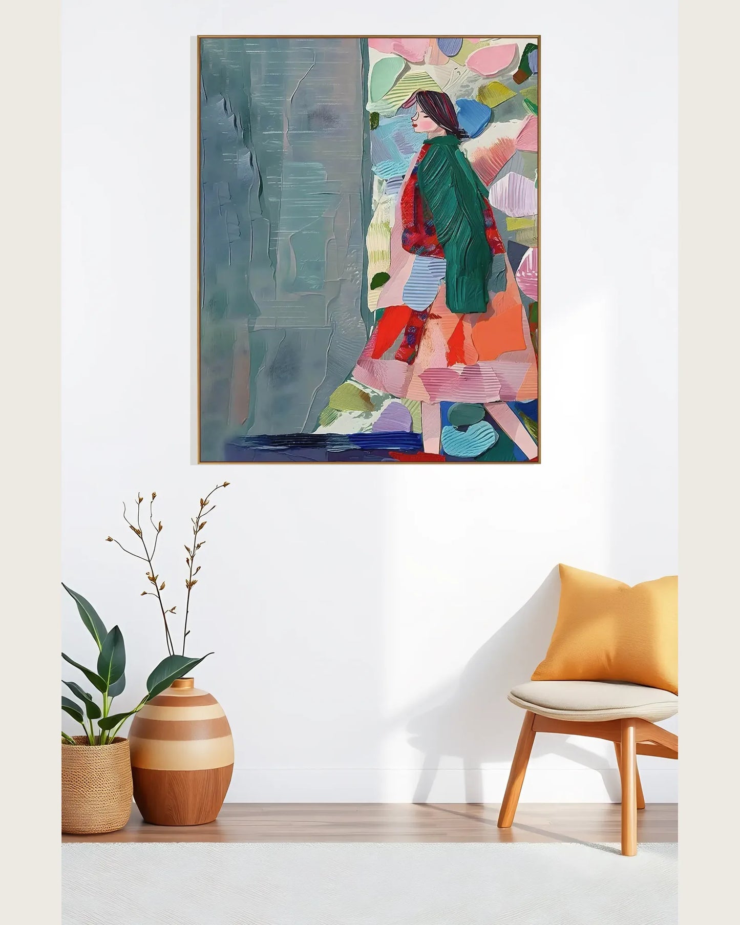 Colorful Canvas Artwork for Bedroom No.080