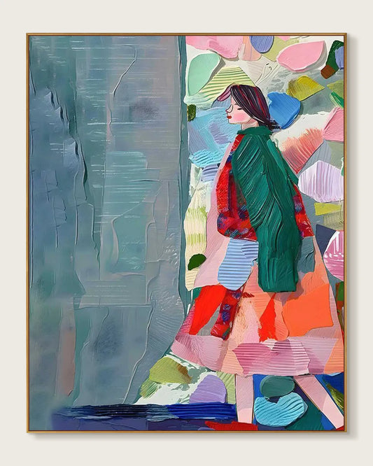 Colorful Canvas Artwork for Bedroom No.080