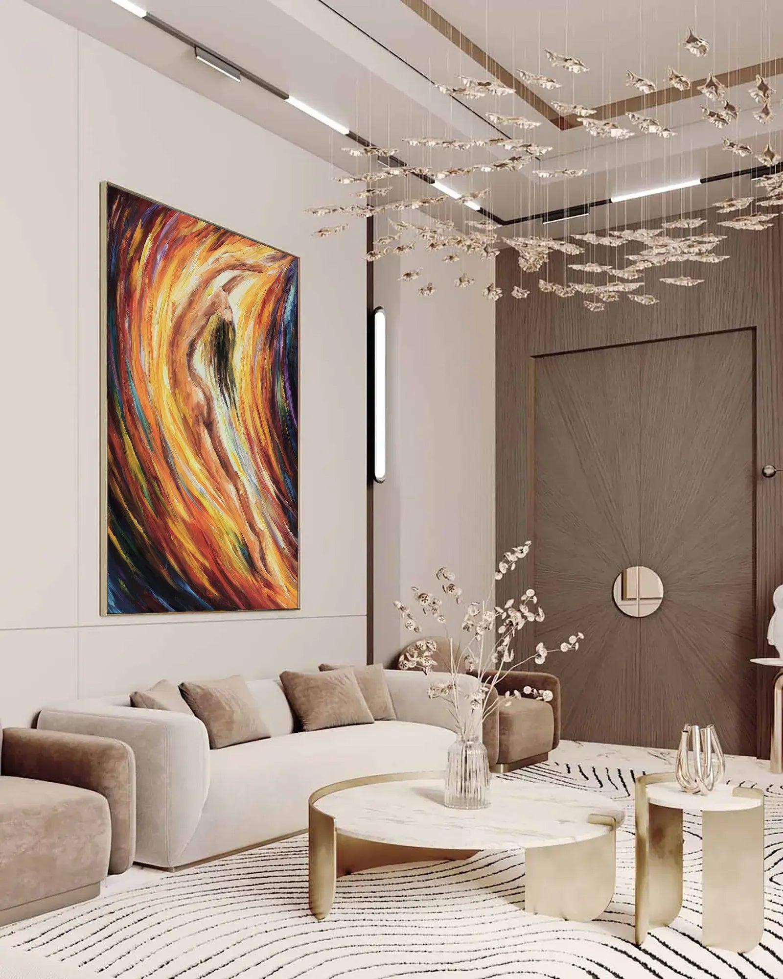 Colorful Canvas Painting for Living Room No.078