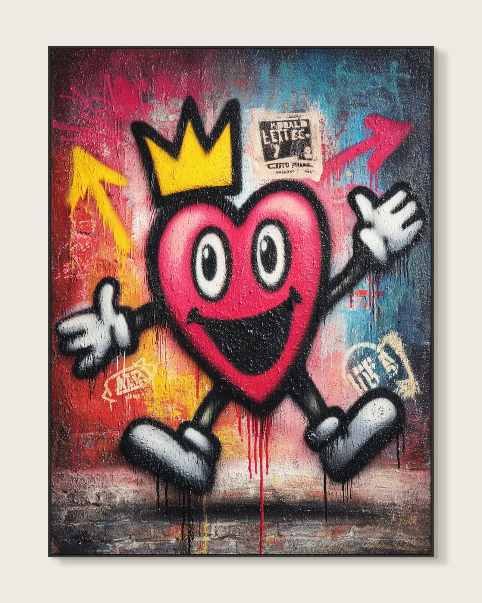 Colorful Cartoon Canvas Art No.107