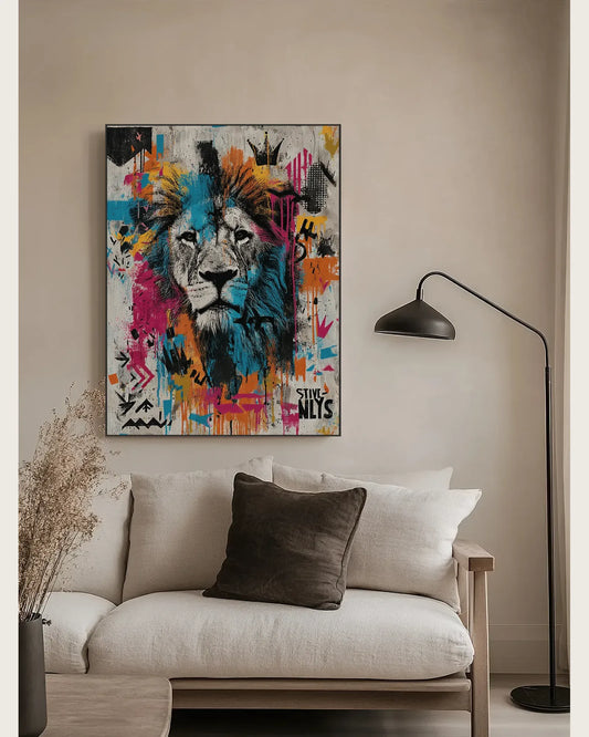 Colorful Cartoon Graffiti Wall Art No.031