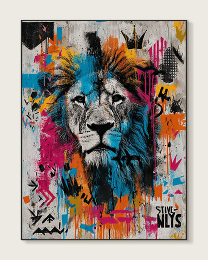 Colorful Cartoon Graffiti Wall Art No.031