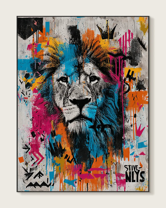 Colorful Cartoon Graffiti Wall Art No.031