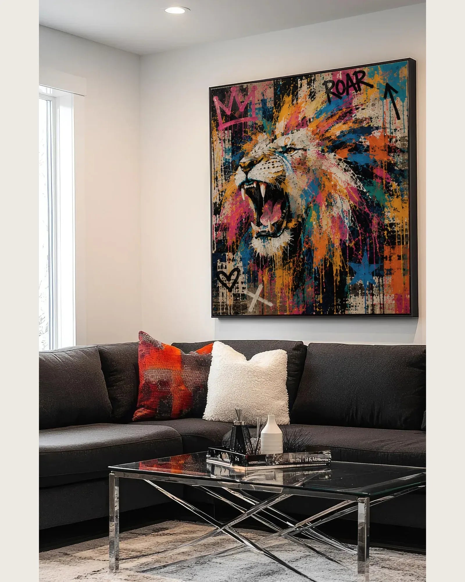 Colorful Cartoon Graffiti Wall Decor No.033