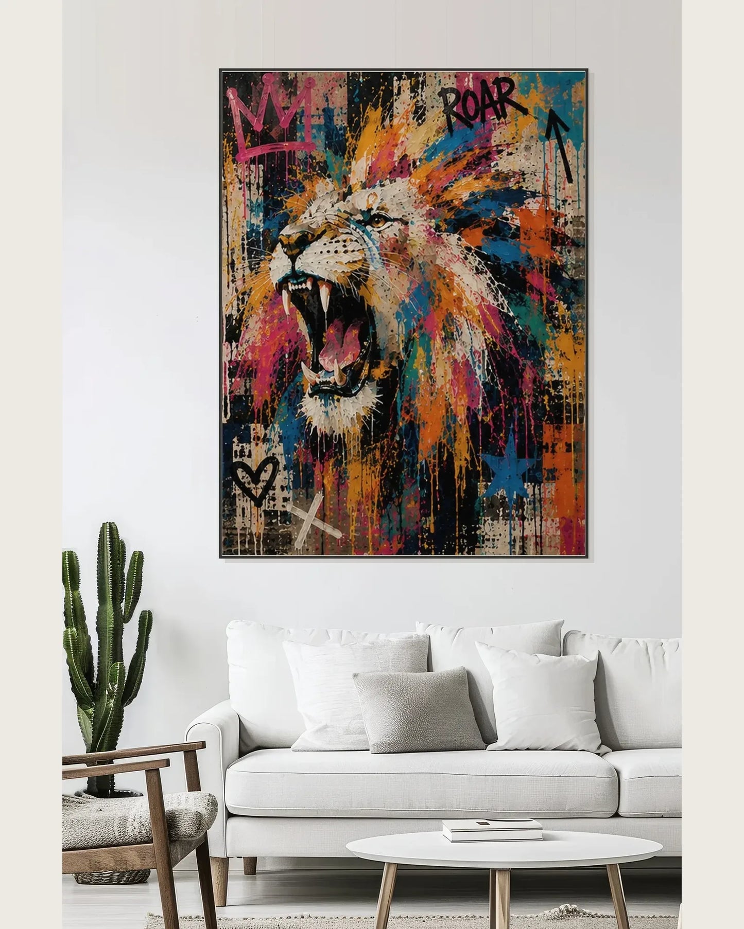 Colorful Cartoon Graffiti Wall Decor No.033