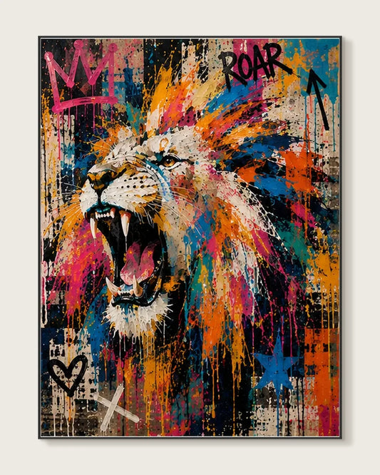 Colorful Cartoon Graffiti Wall Decor No.033