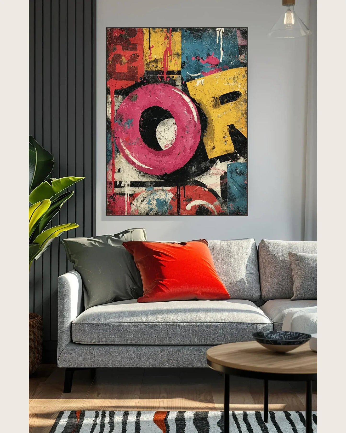 Colorful Cartoon Wall Decor No.105